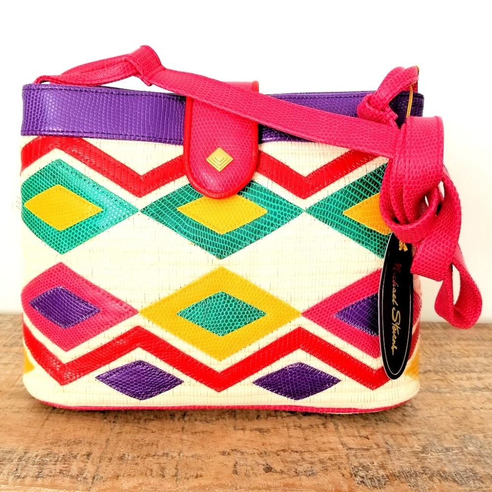 Michael Stevens Crossbody Shoulder Bag Purse Vegan